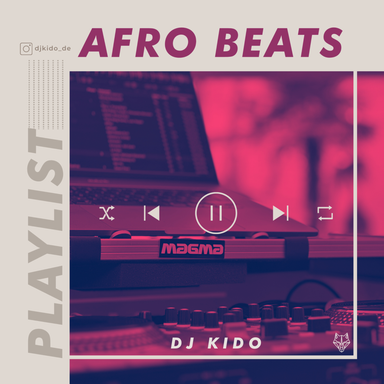 Afro Beats Spotify Playlist Cover